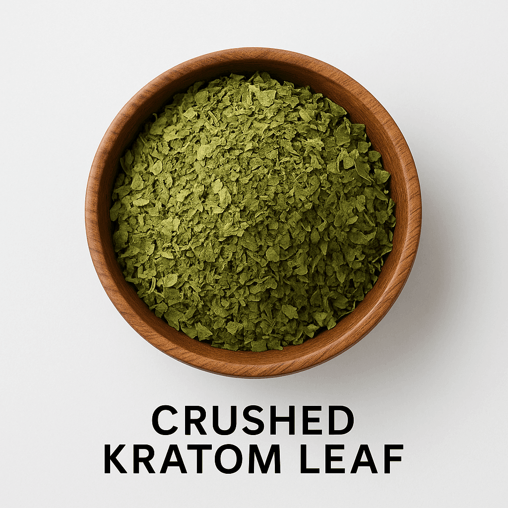 Crushed kratom leaf