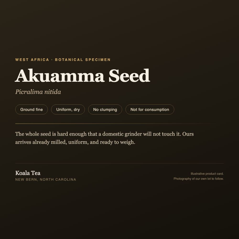Akuamma Seed Powder (Picralima nitida)